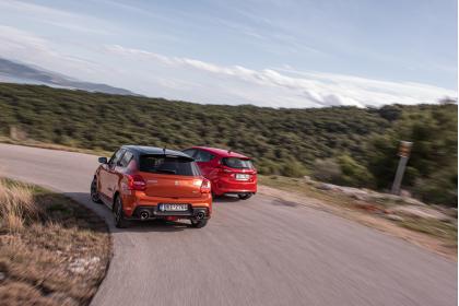 Suzuki Swift Sport Hybrid 129Ps vs Ford Fiesta ST-Line mHEV 155Ps